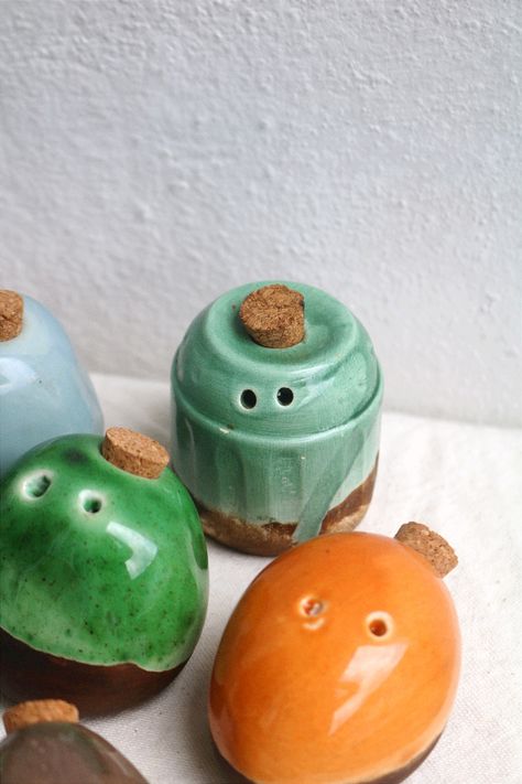 A little pinch of salt, a lot of handmade charm! 🍽️ These ceramic salt shakers are the perfect addition to your kitchen. 
#HomeEssentials
#handmadeceramics#etsyseller#potteryart    
 "Discover more unique handmade ceramics in my Etsy shop!🛍️🥰


Follow me on Instagram for more updates: @g.ceramicstudio"🥳 Salt Shakers, Ceramic Gifts, Salt Shaker, Unique Ceramics, Handmade Charms, Pinch Of Salt, Gift Handmade, Salt And Pepper Shakers, Everyday Items