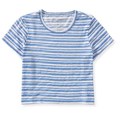 Aeropostale Stripe Burnout Cropped Tee ($2.99) ❤ liked on Polyvore featuring tops, t-shirts, cascade, blue tee, crop t shirt, stripe t shirt, neon tees and neon blue t shirt White Lace Tank Top, Neon Stripes, Layering Tank Tops, Black Cropped Tank, Blue Striped Shirt, Purple Tank Top, Cropped Tee, Blue T Shirt, Blue T