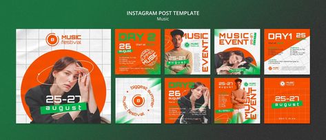 Free PSD | Music festival instagram posts Music Festival Instagram Post, Festival Instagram Post, Event Instagram Post, Podcast Instagram, Festival Post, Post Ad, About Music, Summer Music, Music Fest