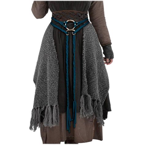 PRICES MAY VARY. Made of polyester material, the medieval rope belt is soft and durable, comforable to wear. The norse viking troll ring belt is simple design with a viking o-ring, adding a touch of ancient mystique to your costume. Pair it with your blouses, dresses, tunics, and robes for the great finishing touch to your Halloween costume, viking cosplay outfit, medieval costume. Perfect for Halloween cosplay, Party, Medieval festival, LARP, Ren faire, Carnival, Mardi gras, Pagan cosplay, Fanc Viking Fashion Modern, Plus Size Rogue Cosplay, Viking Costume Women’s, Viking Queen Costume, Barbarian Costume Women, Medieval Slavic Clothing, Viking Clothes Women, Ren Faire Sewing Patterns, Viking Clothing Women