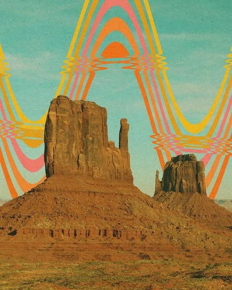 Trippy Desert Art, California Desert Aesthetic, April Seelbach, Wild Aesthetic, Nature Collage, Boho Prints, Outdoor Aesthetic, Desert Life, California Desert