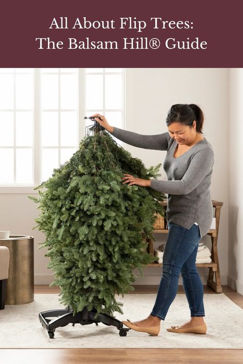 Christmas decorating is easier than ever with our innovative Flip Trees®. Learn how to quickly set up and take down your tree through our guide. Flip Christmas Tree, Christmas Tree Guide, Realistic Christmas Trees, Slim Christmas Tree, Diy Christmas Tree Topper, Flocked Christmas Trees Decorated, Prelit Tree, Minimalist Christmas Tree, Pre Lit Christmas Tree