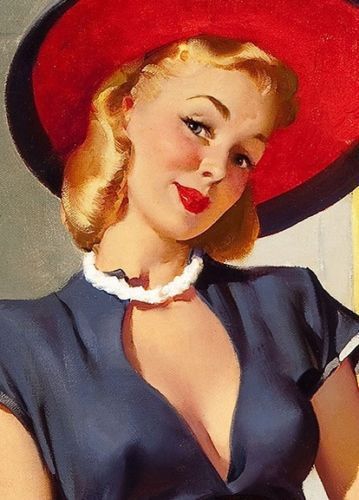 Bank Poster, Arte Pin Up, Pin Up Drawings, Pin Up Illustration, Pin Up Vintage, Vintage Cartoons, Pin Up Girl Vintage, Gil Elvgren, Pin Up Posters