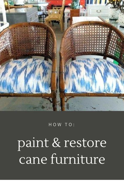 paint & restore cane furniture Refinish Rattan Furniture, Paint Cane Furniture, Paint Bamboo Furniture, Cane Furniture Makeover, Cane Furniture Living Room, Diy Rattan Furniture, Bamboo Chair Makeover, Rattan Furniture Makeover, Renovating Furniture