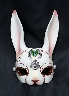 Alice Rabbit, Men's Tattoos, Rabbit Mask, Chinese Umbrella, Carnival Magic, Kitsune Mask, Monster Mask, Bunny Mask, Mask Masquerade