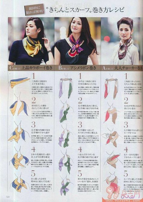 Ways To Tie Scarves, Scarf Knots, Mode Tips, Mode Hippie, Ways To Wear A Scarf, How To Wear A Scarf, Scarf Outfit, Tie Scarf, Hermes Scarf