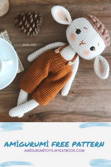 Amigurumi Inspiration, Handmade Kids Toys, Doll Amigurumi Free Pattern, Crochet Sheep, Crochet Doll Tutorial, Crochet Toys Free, Crochet Dolls Free Patterns, Pola Amigurumi, Crochet Baby Toys