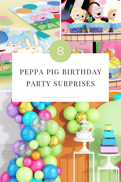 Dive into a world of pink, playful piggies with our top 8 Peppa Pig birthday surprises! 🎉 From muddy puddle games to adorable decor, we have everything to make your little one's day unforgettable. Get ready for giggles and endless fun! 🐷✨ Muddy Puddle, Birthday Surprises, Pig Birthday Party, Peppa Pig Birthday Party, Peppa Pig Party, Pig Party, Peppa Pig Birthday, Pig Birthday, Birthday Surprise Party