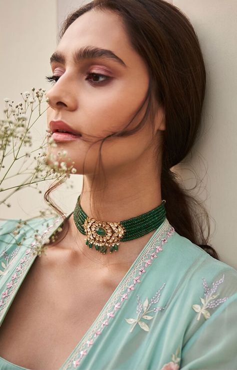 Jewelry Online - Buy Indian Designer Jewelry Online - Anita Dongre Dresses Indian Wedding, Exotic Jewelry, Anita Dongre, Heritage Jewellery, Jewellery Trends, Alternative Jewelry, Luxurious Wedding, Indian Bridal Jewelry, Embroidered Wedding