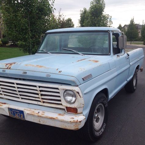 Vintage Ford Truck - baby blue patina Vintage Pickup Truck Aesthetic, Old Blue Pickup Truck, Old Chevy Pickups Vintage Farm Trucks, Blue Pickup Truck Aesthetic, Old Blue Truck Aesthetic, Vintage Trucks Aesthetic, Old Blue Ford Truck, Vintage Ford Truck Aesthetic, Old Ford Truck Aesthetic