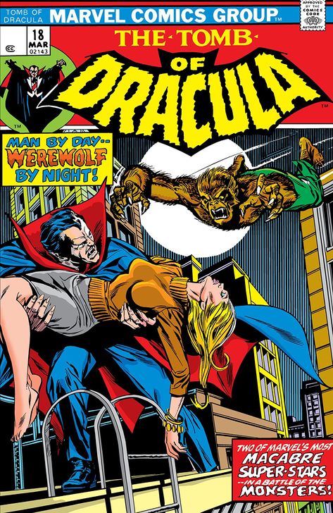 Tomb Of Dracula, Werewolf By Night, Star Monsters, Silver Age Comics, Harley Quinn Comic, Horror Monsters, Vampire Hunter, Ms Marvel, Classic Comics