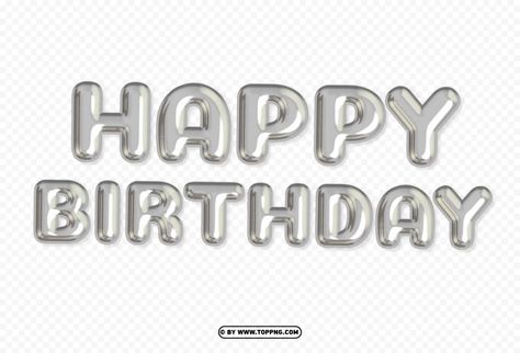 Png Happy Birthday, Happy Birthday Logo, Silver Balloons, Birthday Logo, Balloon Words, Happy Birthday Png, Simple Birthday Decorations, Happy Birthday Text, Beautiful Birthday Cards