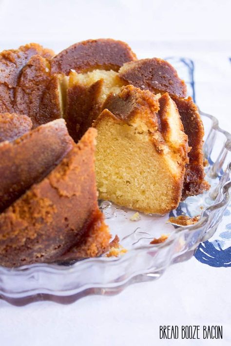 Forget your regular old rum cake! My Rum-Soaked Honey Pound Cake is where it's at!! It makes the perfect compliment to a yummy dinner any day of the week! #BreadBoozeBacon #rum #poundcake #dessert Honey Pound Cake, The Best Cake Recipes, Bread Booze Bacon, Cake Bread, Best Cake, Rum Cake, Best Cake Recipes, Cake Board, Pound Cake Recipes