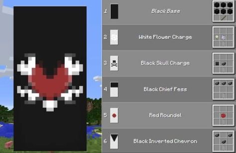 Enchantment Language, Cool Minecraft Banners, Mc Banner, Minecraft Banner Patterns, Minecraft Heart, Minecraft Enchantments, Rumah Minecraft Sederhana, Minecraft Banner, Minecraft Banner Designs