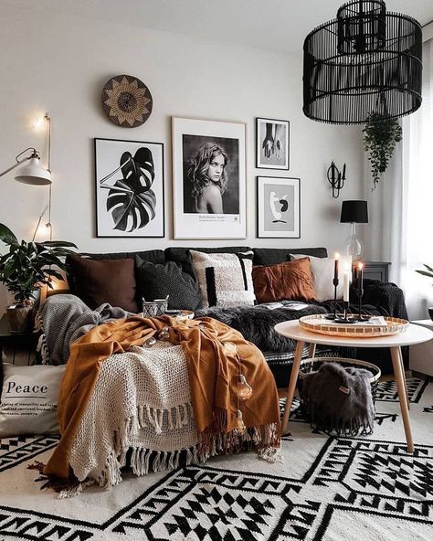 modern boho living room #home #style Red Furniture Living Room, Design Ložnic, Koti Diy, Apartment Deco, Furnitur Ruang Keluarga, Modern Boho Living Room, Red Furniture, Hiasan Bilik Tidur, Style Salon