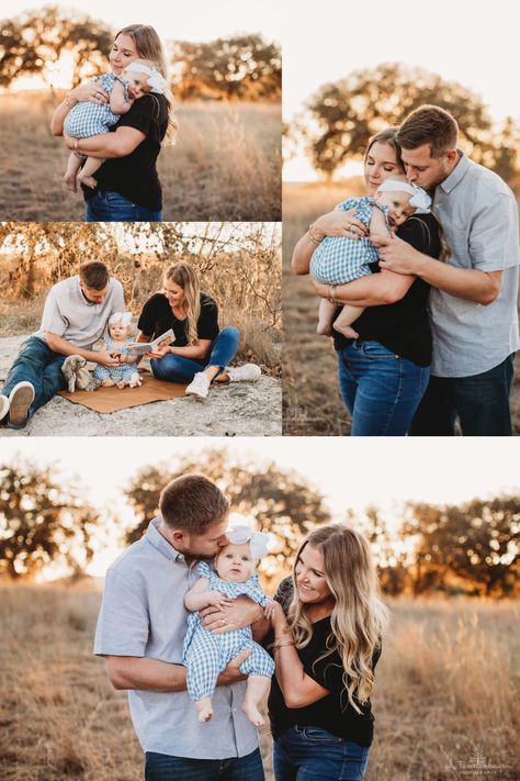 6 month milestone and family photos by Oh, Tannenbaum Photography, San Antonio, TX Family Poses With 3 Month Old, 12 Month Photoshoot Ideas, Family Photos 9 Month Old, 1 Year Fall Baby Pictures, Family Photos 5 Month Old, 6 Month Milestone Pictures Outdoor, 6 Month Old Fall Pictures, 3 Month Old Fall Baby Pictures, 6 Month Milestone Photography