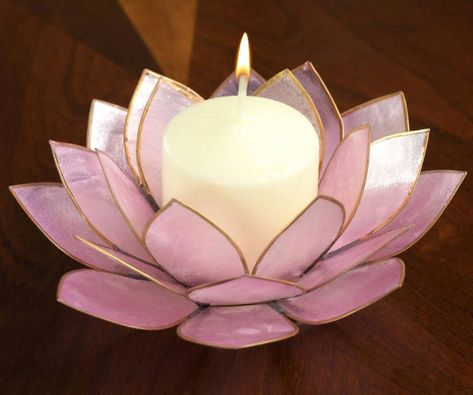 Colour Meanings, Massage Decor, Purple Candle Holders, Lotus Flower Candle Holder, Lotus Flower Candle, Shell Candle Holder, Lotus Candle Holder, Wine Glass Candle Holder, Wine Glass Candle