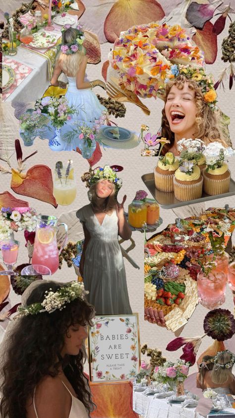 Midsommar Baby Shower 🌷 Midsommar Birthday, Summer Solstice Party, Solstice Party, Fruit Jelly, 17th Birthday, Summer Solstice, Sweet Sixteen, 30th Birthday, Bday Party