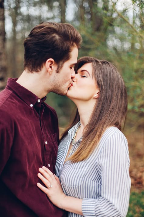 A Spring Engagement | Wisdom&Stature Photography Hugs And Kisses Couples, Kiss Images, Image Couple, Romantic Couple Kissing, Smile Art, Kiss Pictures, Love Couple Images, Art Pretty, Romantic Couples Photography