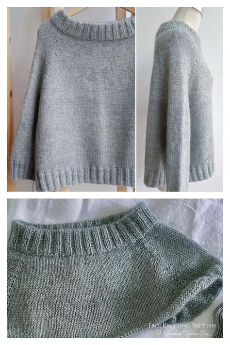 Easy Sunday Morning Pullover Sweater Free Knitting Pattern - Knitting Pattern Boat Neck Jumper Knitting Patterns, Sideways Sweater Knitting Pattern, Knitted Sweater Free Patterns For Women, Easy V Neck Sweater Knitting Patterns Free, 4ply Knitting Patterns, Mock Neck Knit Sweater Pattern Free, Acrylic Knitting Patterns, One Piece Sweater Knitting Pattern, Womens Sweater Knitting Patterns Free