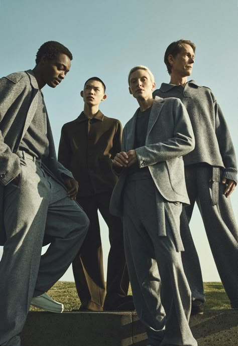 Group Of Men In Suits, Maggie Maurer, Style For Fall, What Makes A Man, Juergen Teller, Fashion Campaign, Zegna Men, Campaign Fashion, Steven Meisel