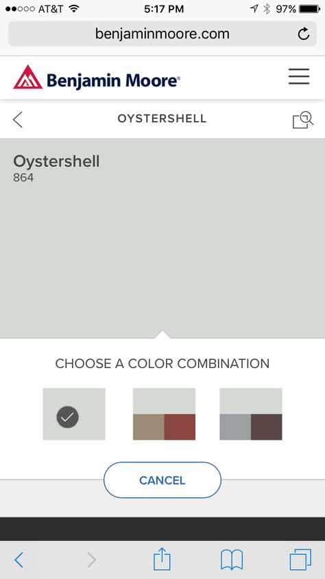 Benjamin Moore Oyster Shell 864 Benjamin Moore Oyster Shell, Benjamin Moore Oyster, Oyster Shell Benjamin Moore, Light Aqua Paint, Hall Paint Colors, Benjamin Moore Paint Colors Gray, Guest Room Colors, Home Wall Painting, Baby Room Colors