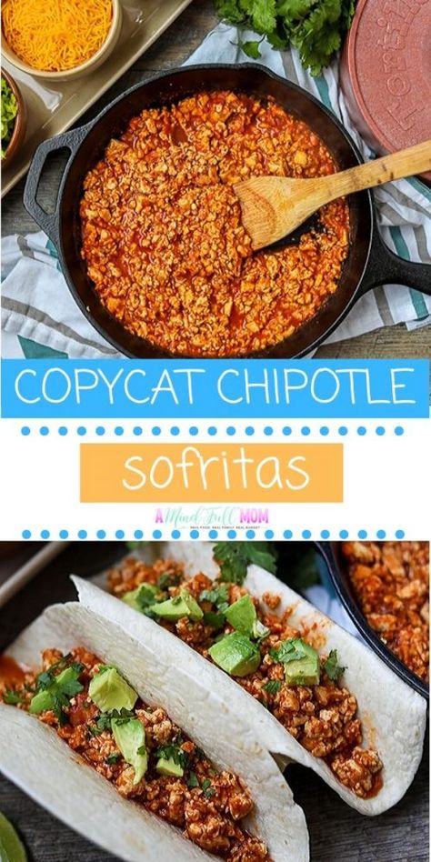 Sofrito Recipe Chipotle, Copycat Sofritas Chipotle, Sofritos Tacos, Sofritas Chipotle Recipe, Chipotle Sofritas Recipe, Tofu Sofritas, Sofritas Recipe, Chipotle Sofritas, Crumbled Tofu