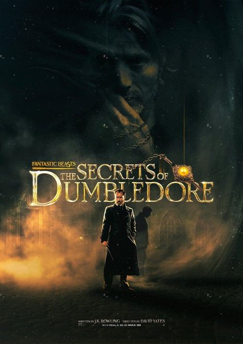 Secrets of Dumbledore fan poster Fantastic Beasts Book, The Secrets Of Dumbledore, Secrets Of Dumbledore, Fantastic Beasts Series, Imprimibles Harry Potter, Fantastic Beasts Movie, Harry Potter Friends, Hp Harry Potter, Fan Poster