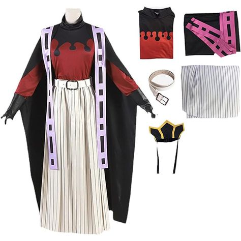 Doma Cosplay, Douma Cosplay, Cloak Outfit, Demon Slayer Cosplay, Halloween Costume Suit, Suit Hat, Kimono Outfit, Halloween Men, Suit Coat