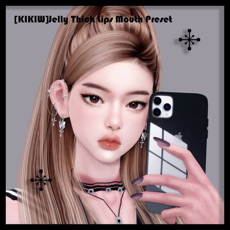 The Sims 4 Cc Skin Details Korean, Sims 4 Cc Asian Lips, Sims4 Face Preset, Sims 4 Cc Korean Lips, Ts4 Korean Cc, Sims 4 Korean Eye Preset, Sims4 Cc Asian Eyes, Ts4 Presets, Thick Lips