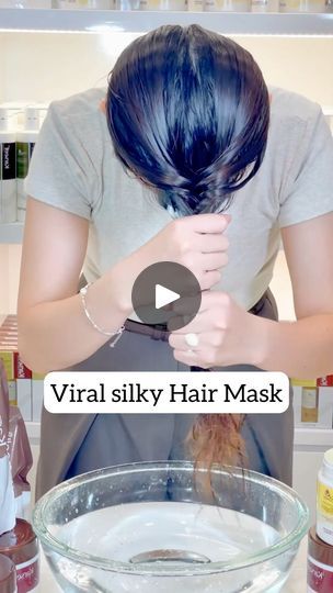 3.1M views · 27K reactions | DIY Viral Silky/Shiny Chinese Hair Mask at home #hair #haircare #hairfall #haircolor #beauty #longhair #shinyhair | DIY Viral Silky/Shiny Chinese Hair Mask at home #hair #haircare #hairfall #haircolor #beauty #longhair #shinyhair | By Beautiful YouFacebook Hair Mask For Silky Hair, Silky Hair Mask, Shiny Hair Mask, Hair Mask At Home, Super Shiny Hair, Clear Skin Diet, Silky Shiny Hair, Mask At Home, Hair Mask Recipe