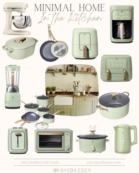 [AffiliateLink] 58 Essential Mismatched Kitchen Appliances Set Tips You Need To See This Summer #mismatchedkitchenappliancesset Cottagecore Kitchen Appliances, Sage Appliances, Kitchen Appliances Set, Mismatched Kitchen, Green Kitchen Appliances, Light Green Kitchen, Kitchen Appliance Set, Cottagecore Kitchen, Sage Green Kitchen