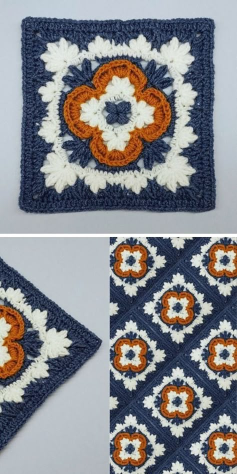 366 Days, Gorgeous Crochet, Flowers Easy, Vintage Crochet Patterns, Crochet Bows, Crochet Idea, Crochet Granny Square Blanket, Crochet Design Pattern, Crochet Quilt