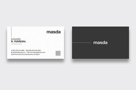 Minimal Business Card by Dkgray77 on @creativemarket Business Card Design Modern, Architecture Business Cards, Sophisticated Business Card, Business Card Design Minimal, Business Cards Layout, Business Fonts, Graphic Design Business Card, Premium Business Cards, Modern Business Cards Design