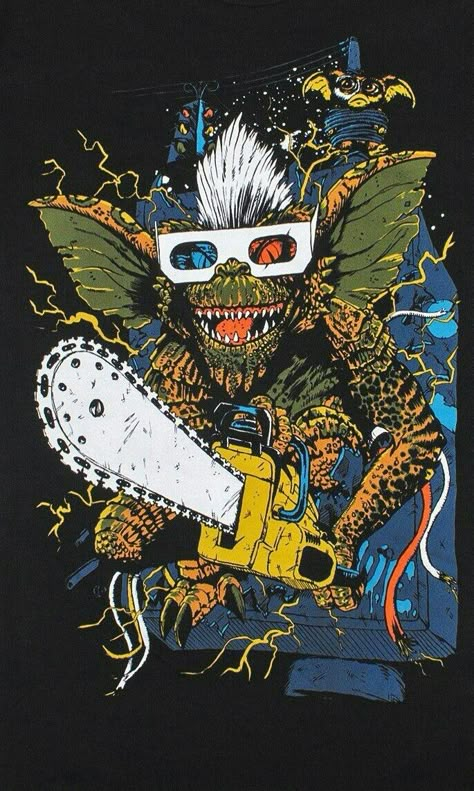 Gremlin Wallpaper, Gremlin Drawing, Stripe Gremlins Tattoo, Gremlin Art, Gremlins Art Drawings, Gremlins Poster, Gremlins Movie Poster, Gremlins Stripe, Stripe Gremlins