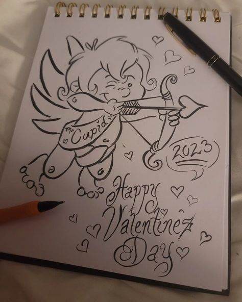 Happy Valentines Day Chicano, Christmas Chicano Art, Cute Things To Draw For Your Girlfriend, Valentine’s Day Drawing Ideas, Chicano Valentine Art, Valentines Drawings, Hispanic Drawings, Valentine Drawing, Drawings For Him