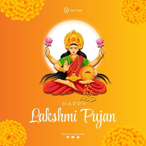 Indian festival happy lakshmi pujan bann... | Premium Vector #Freepik #vector #goddess-lakshmi #laxmi-puja #festival-design #laxmi Laxmi Pujan Diwali Wishes, Lakshmi Pujan Diwali Wishes, Lakshmi Pujan, Laxmi Pujan, Lakshmi Puja, Laxmi Puja, Jewellery Photography Inspiration, Jewellery Photography, Avatar Films