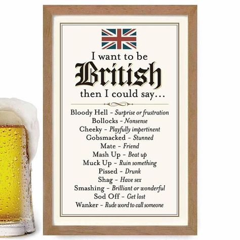 British Vocabulary, British English Accent, British English Words, British Phrases, British Slang Words, Slang English, British Slang, English Accent, Study English Language