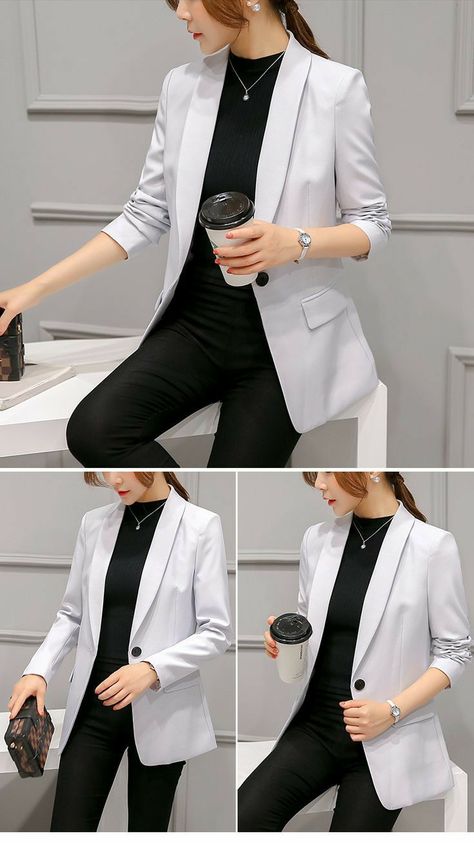 Fashionable Work Outfit, Woman Suit Fashion, Classy Work Outfits, Stylish Work Outfits, Easy Trendy Outfits, Grey Blazer, Fashion Attire, Casual Work Outfits, Modest Fashion Outfits