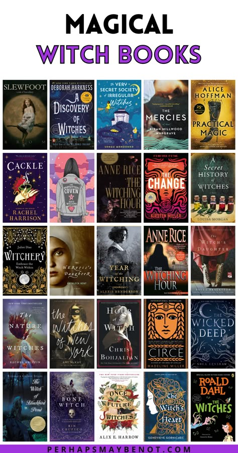 Looking for some spellbinding books about witches that will cast a spell on you? Look no further than this curated list of books about witches #witch #books #bestbooks #bookstoread Fiction Books About Witches, Cozy Witch Books, Witchy Apps, Books About Witches, Witchy Books, Autumn Books, List Of Books, Read List, Cast A Spell