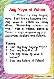 Teacher Fun Files: Filipino Reading Materials with Comprehension Questions Kwentong Pambata Tagalog With Questions, Tagalog Reading Comprehension Grade 1, Filipino Short Stories With Questions, Tagalog Story With Questions, Reading Materials For Grade 2 Tagalog, Filipino Reading Comprehension Grade 2, Tagalog Short Stories For Kids, Marungko Reading Materials, Filipino Reading Comprehension