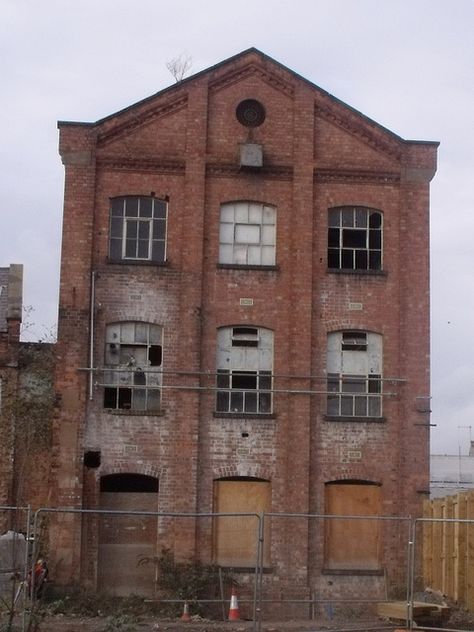 run down buildings can be quite interesting in their own way.  They can give you inspiration. Birmingham Canal, Industrial Facade, Under A Bridge, Warehouse Living, Derelict Buildings, Abandoned Factory, Industrial Building, Factory Building, Industrial Architecture