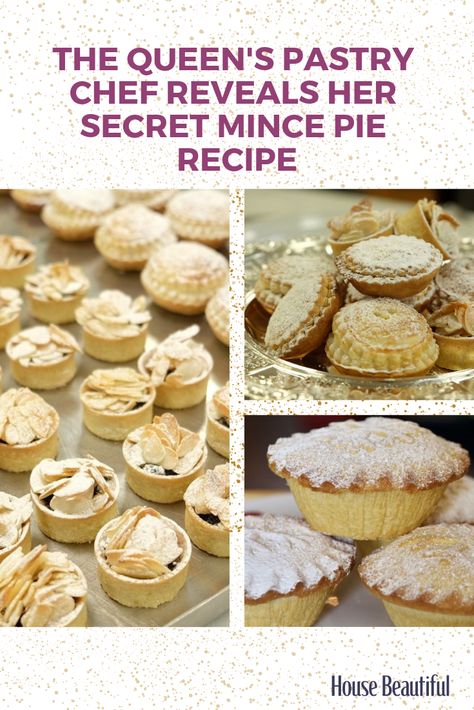 Mince pies are being enjoyed up and down the UK at this time of year, including at Buckingham Palace. So, if you want a taste of a seasonal sweet treat fit for the Queen, Royal Pastry chef Kathryn Cuthbertson has revealed the secret recipe for the mince pies served in the royal households during the Christmas period. #christmasrecipes #christmasfood #christmasdesserts #royalfamily Sweet Pastry, Sweet Pastry Recipes, Mince Pie Pastry, Mince Pie Recipe, Royal Recipe, Mince Pie, Mince Pies Christmas, Christmas Cake Recipes, British Baking