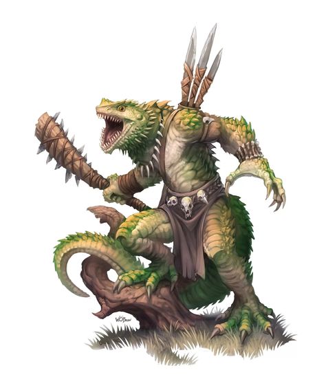 Lizardfolk lineage and heritages for the Tales of the Valiant RPG - Kobold Press Lizardfolk Fighter Dnd, Kobold Ranger Character Art, Kobold Pathfinder 2e, Kobold Drakewarden, Kobold Press, Lizard Dragon, Wild Savannah, Virtual Tabletop, D D Monsters