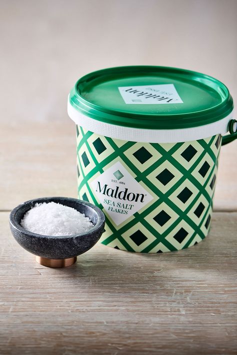 Maldon Salt is a gourmet sea salt harvested in the English town of Maldon, Essex. Harvested using the same artisanal methods since 1882, these soft, crunchy salt flakes contain the perfect balance of natural minerals, offering a fresh intensity and clean taste. Echire Butter, Maldon Sea Salt Flakes, Maldon Salt, English Town, Salt Flakes, Specialty Foods, Intuitive Eating, Grilled Meat, Natural Minerals