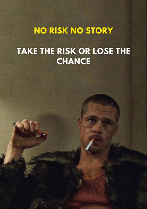 Crave adventure? Don't let fear hold you back. Leap into the unknown - there's no reward without risk! Fear No One Quotes, No Days Off, No Risk No Fun, Scared To Take A Risk, No Risk No Reward, Big Risk Quotes, No Risk No Story, Risk Motivation Quotes, And The Day Came When The Risk To Remain