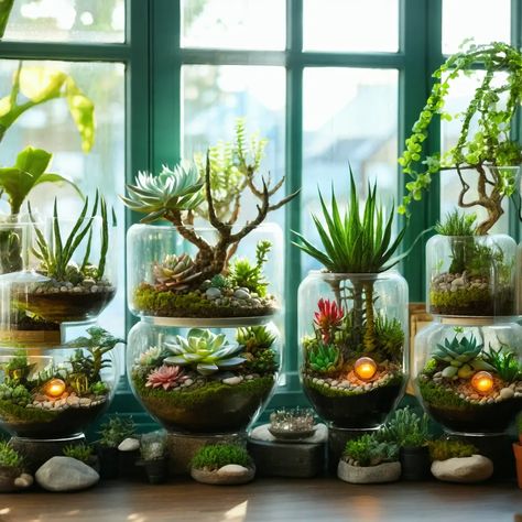 Create Your Own Mini Ecosystem: A Comprehensive Guide to DIY Terrariums Terrariums Ideas, Diy Terrariums, Mini Ecosystem, Terrarium Diy, Ecosystem, Plants Flowers, Terrarium, Planting Flowers, Create Yourself