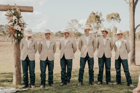 Jeans For Groomsmen Wedding Attire, Boots And Jeans Groomsmen, Groomsmen Attire Jeans And Boots, Country Groomsmen Attire, Western Wedding Attire, Western Groomsmen, Western Wedding Groomsmen, Casual Groomsmen Attire, Country Groomsmen