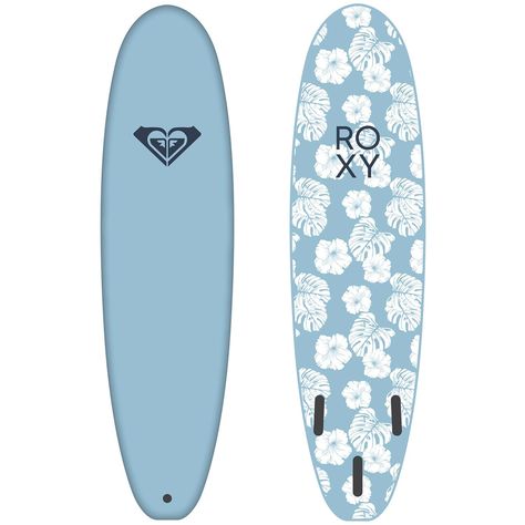 Roxy Surfboards, Surf Boards Designs, Surf Outfit Women, Surfboard Painting, Beach Items, Roxy Surf, Blue Hibiscus, Surfboard Design, Surf Boards