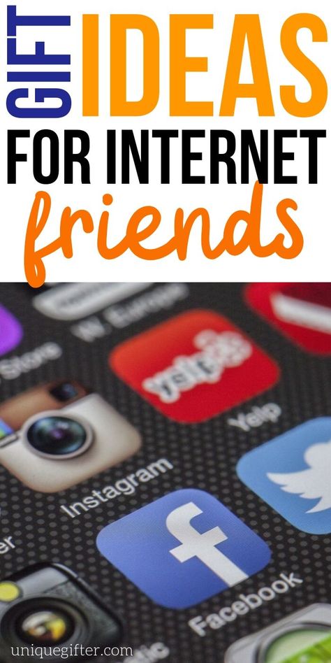 These gift ideas for Internet Friends are the BEST! | Online Friends | Birthday Gifts | Gift Ideas for People You Haven't Met in Person | Presents for Far Away Friends | Christmas Ideas #gifts #giftguide #presents #uniquegifter #internet Digital Birthday Gift Ideas, Online Birthday Gift Ideas, Virtual Gift Ideas For Best Friend, Gifts For Online Friends, Virtual Gift Ideas For Boyfriend, Virtual Birthday Gift Ideas, Virtual Gift Ideas, Online Gift Ideas, Digital Gift Ideas